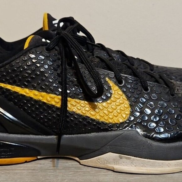 Nike Zoom Kobe 6 VI Black Del Sol 2010 Dark Grey/Sol Men’s Size 12 429659-002 main image 5